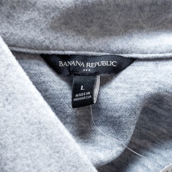 NEW Banana Republic Women’s Heather Grey Wool Jacket Minimalist Office Chic L - Picture 6 of 8